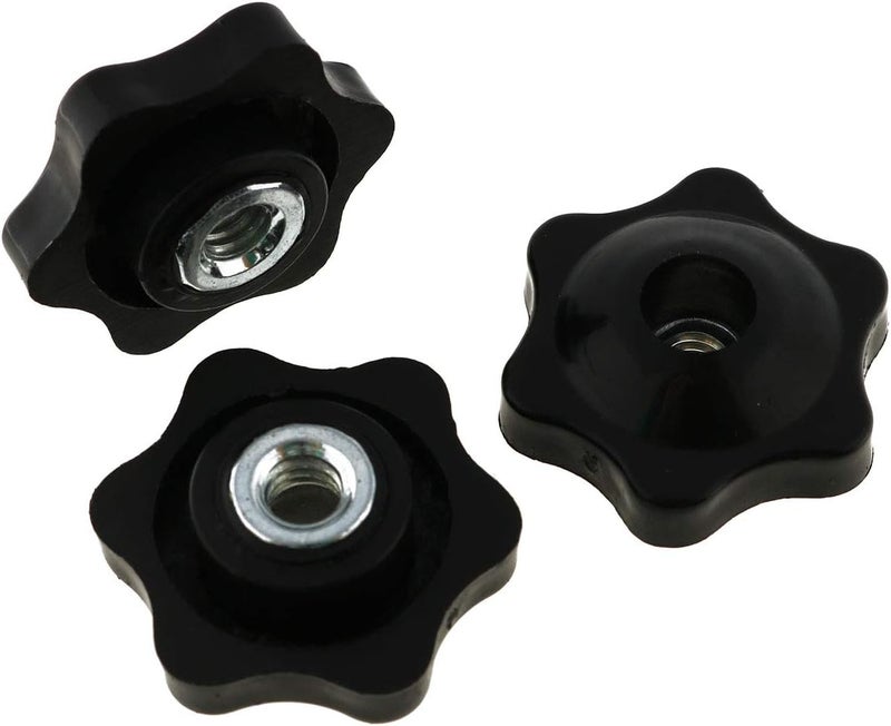 Eoutstanding 6-Star 6PCS 1/4 Inch Nylon Hexagon Head Thru Knobs Clamping Jig Knobs - Image 5